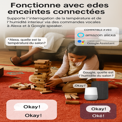 Capteur de Température et Humidité WiFi SmartLife