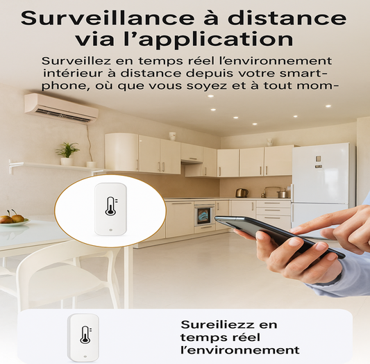 Capteur de Température et Humidité WiFi SmartLife