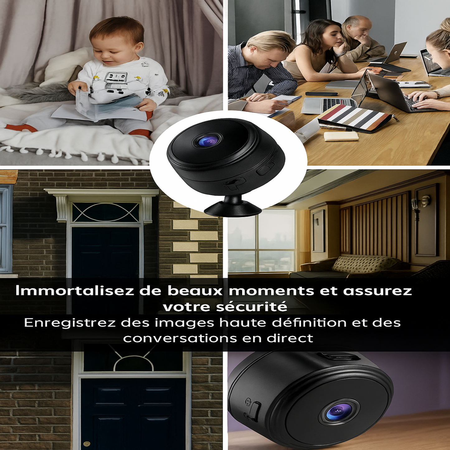 Caméra de Sécurité Polyvalente A9