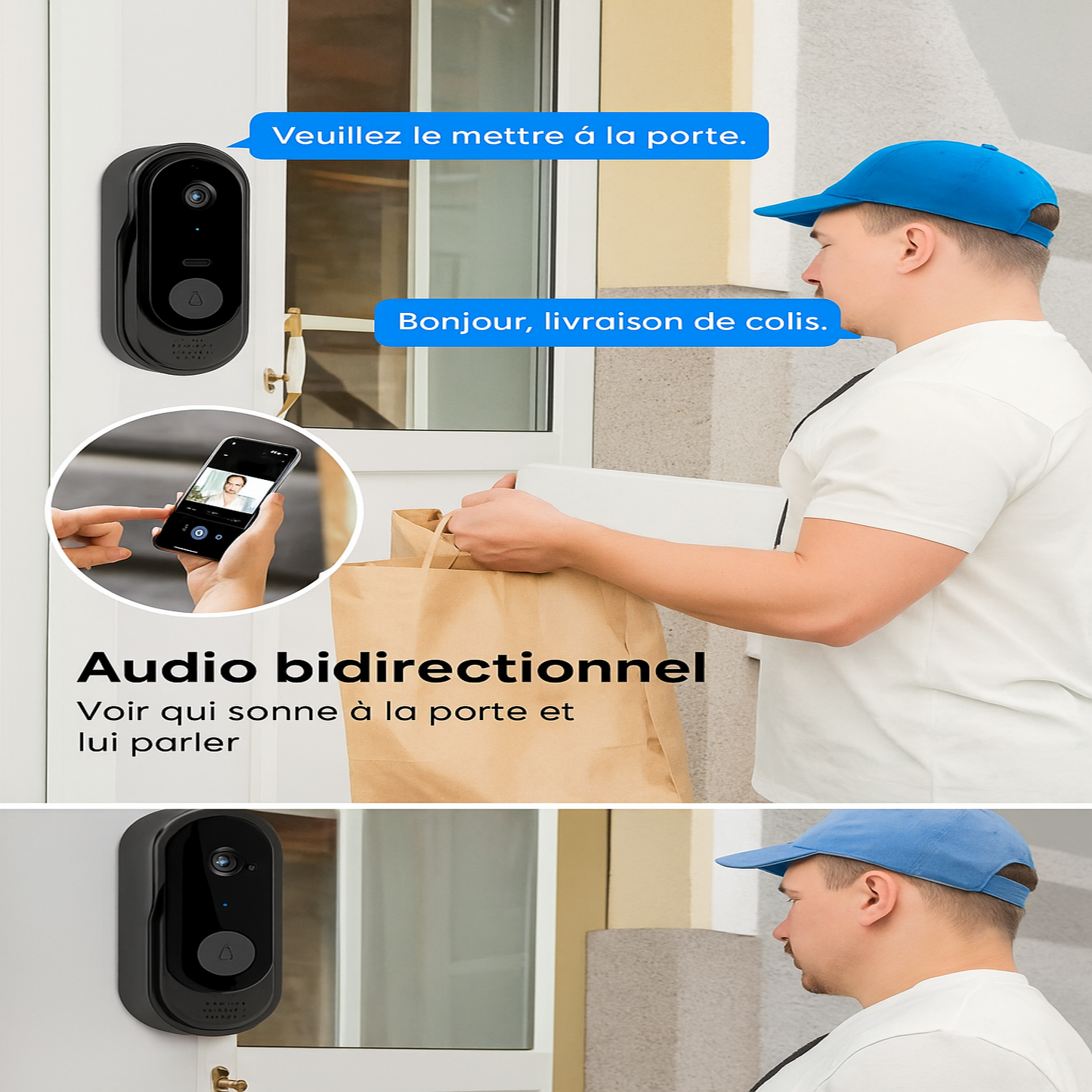 SmartHome Sonnette Vidéo