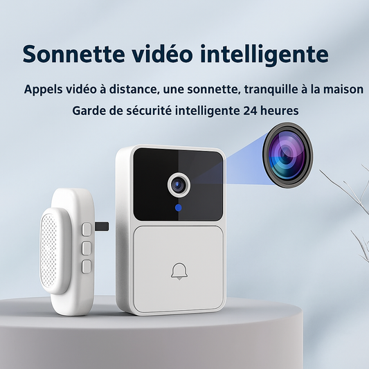 Caméra de Sonnette Sans Fil Intelligente