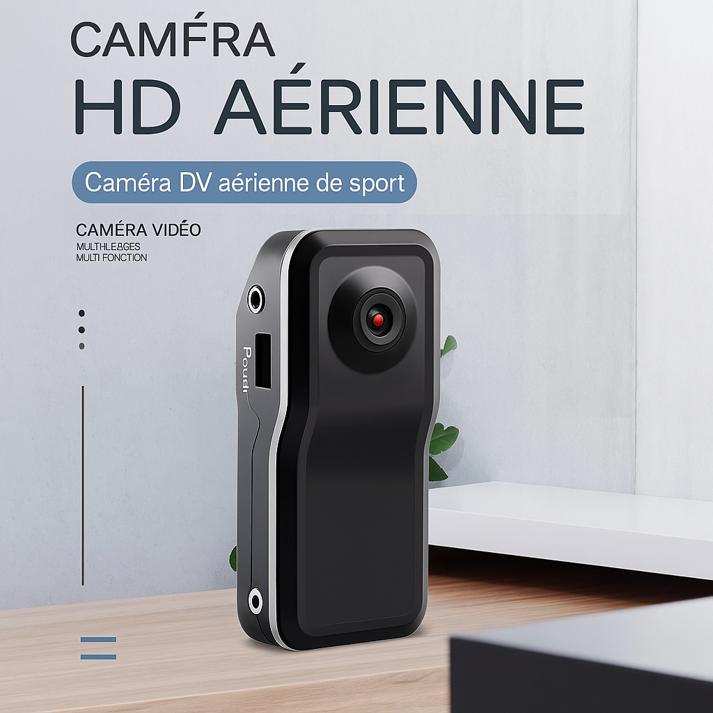 Mini DV Cam : Gadget de Sécurité Portable