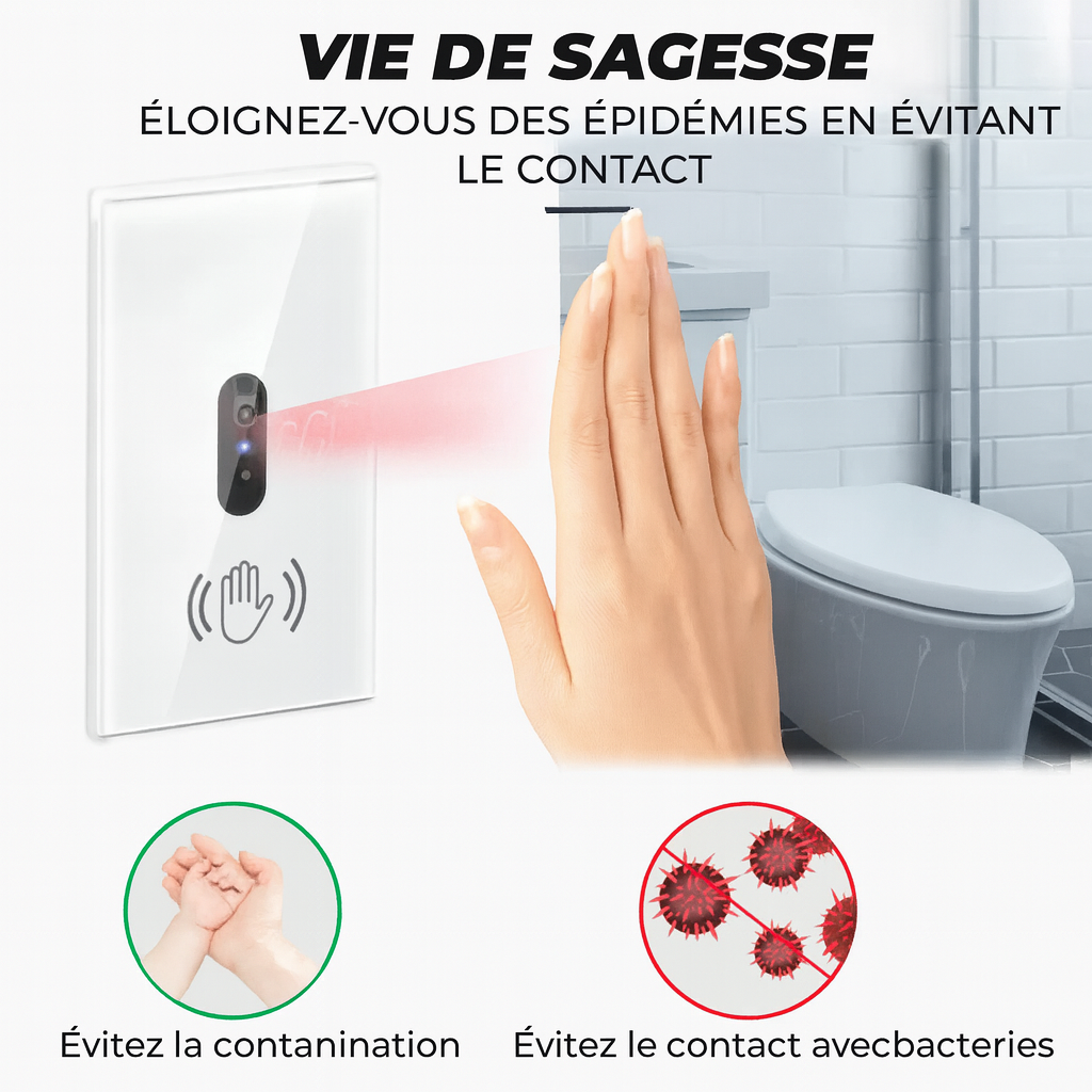 Interrupteur Intelligent Sans Contact à Infrarouge