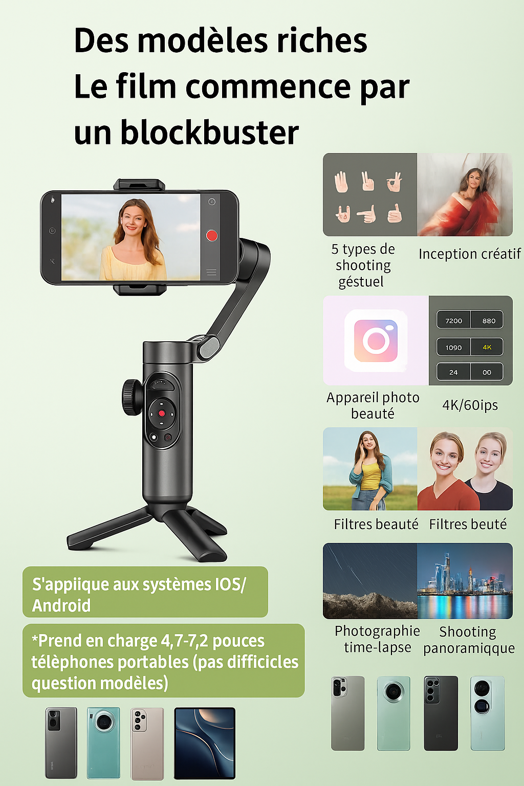 Stabilisateur Gimbal Smart XE