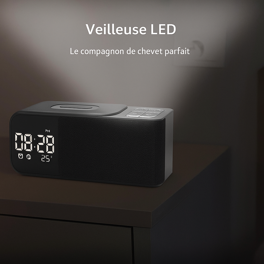 Station de Charge Sans Fil 3en1