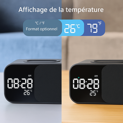 Station de Charge Sans Fil 3en1